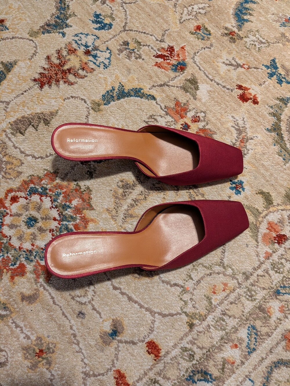 Reformation Daniela Kitten Mules Clogs - Picture 6 of 12